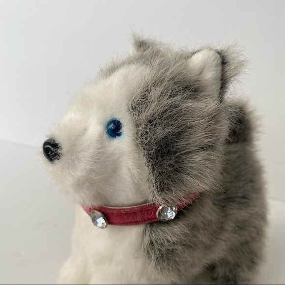 American Girl Coconut Dog Pet W/Pink Collar With Rhinestones - Picture 3 of 10